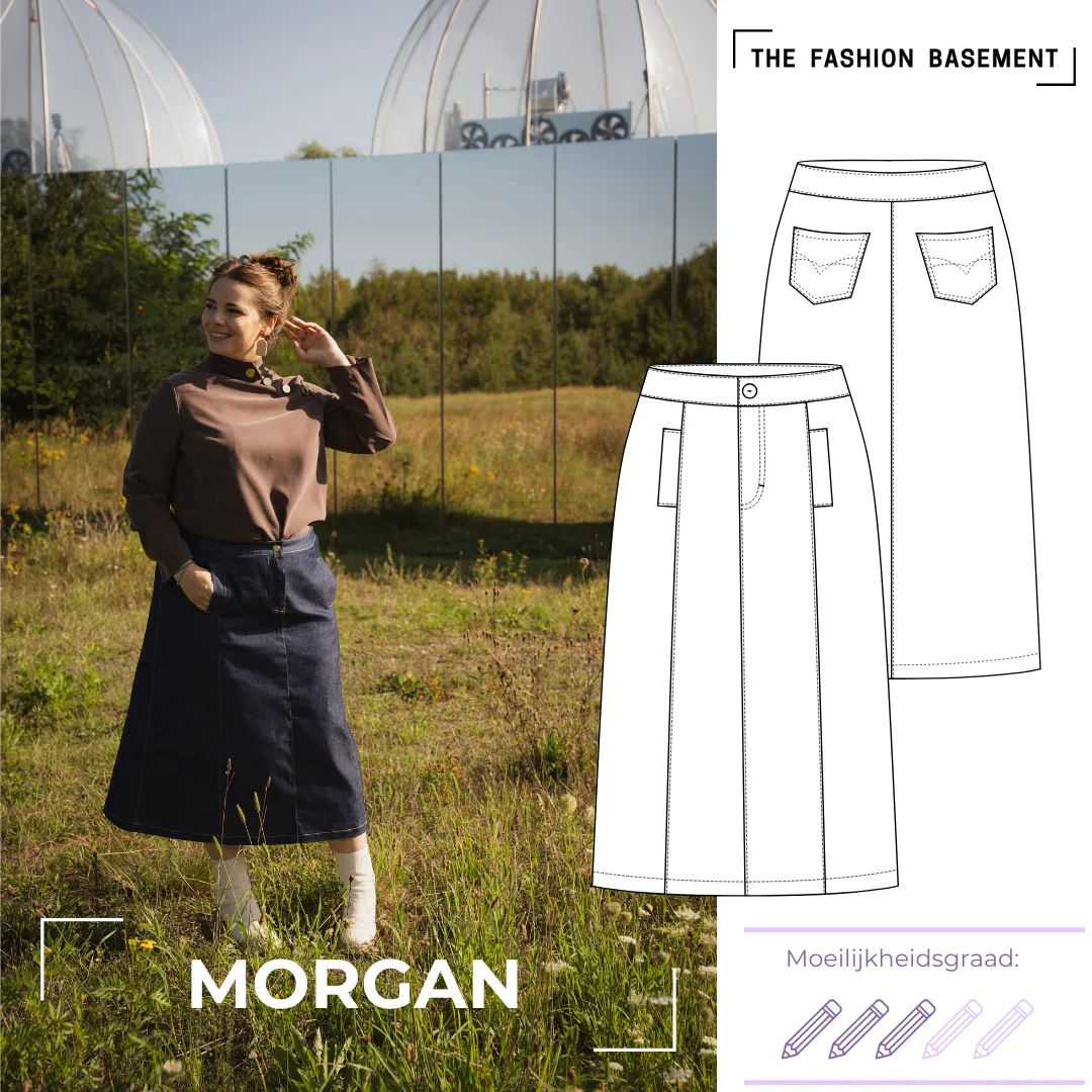 Modelpatroon rok Morgan - The Fashion Basement